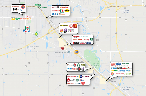 Mishawaka Rd & Concord Mall Dr (1.6 Acres VL)