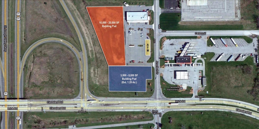 ATM Pad outlot at Carbonmill Plaza