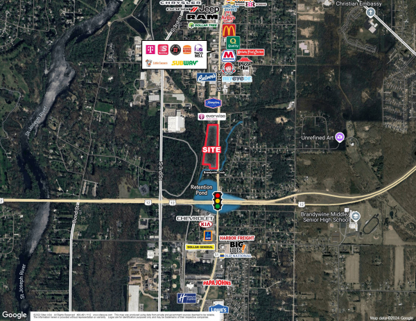 9.17 Acres on M-51 & US 12